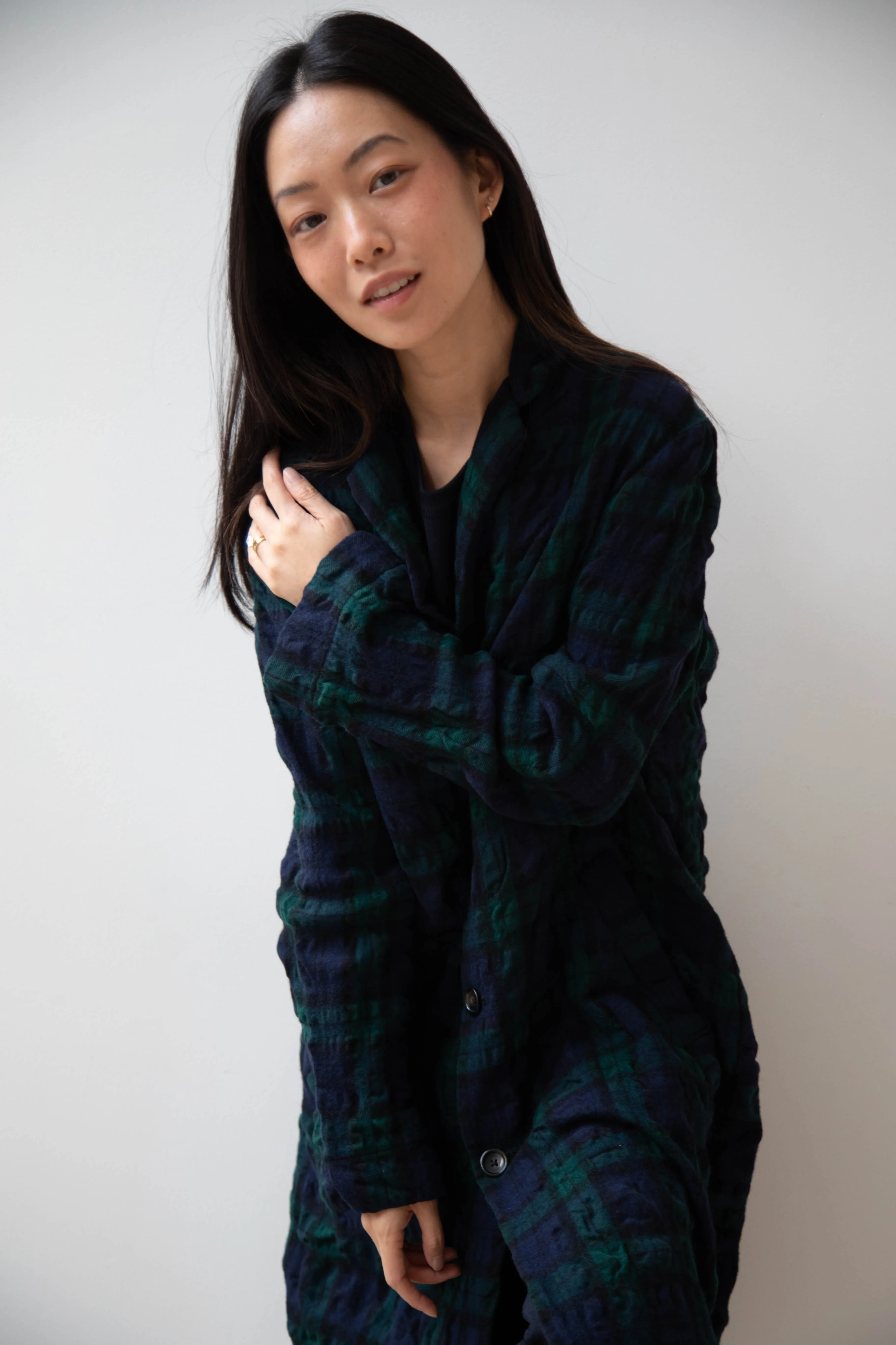 Makié | Nora Coat in Green Tartan