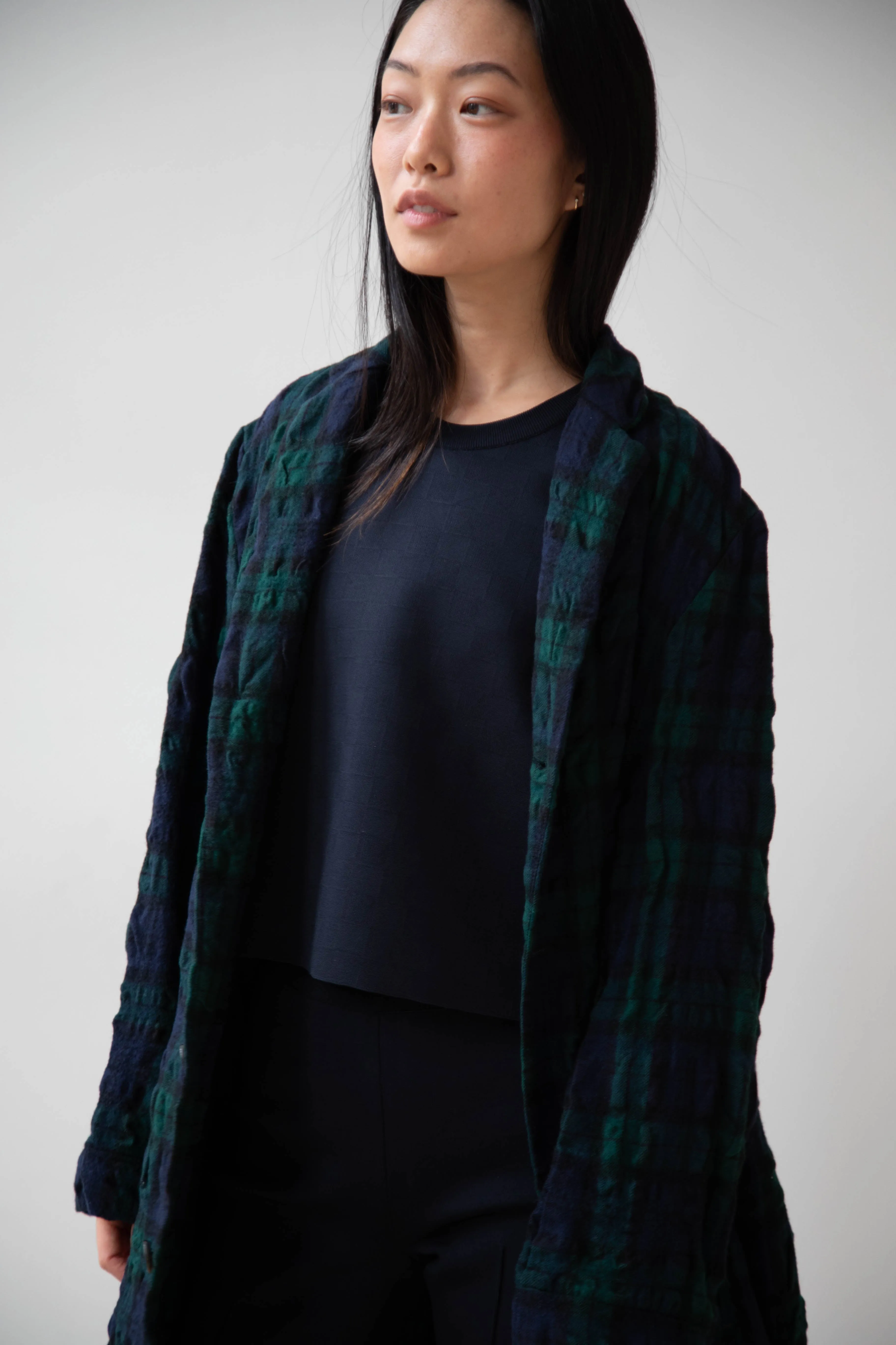 Makié | Nora Coat in Green Tartan