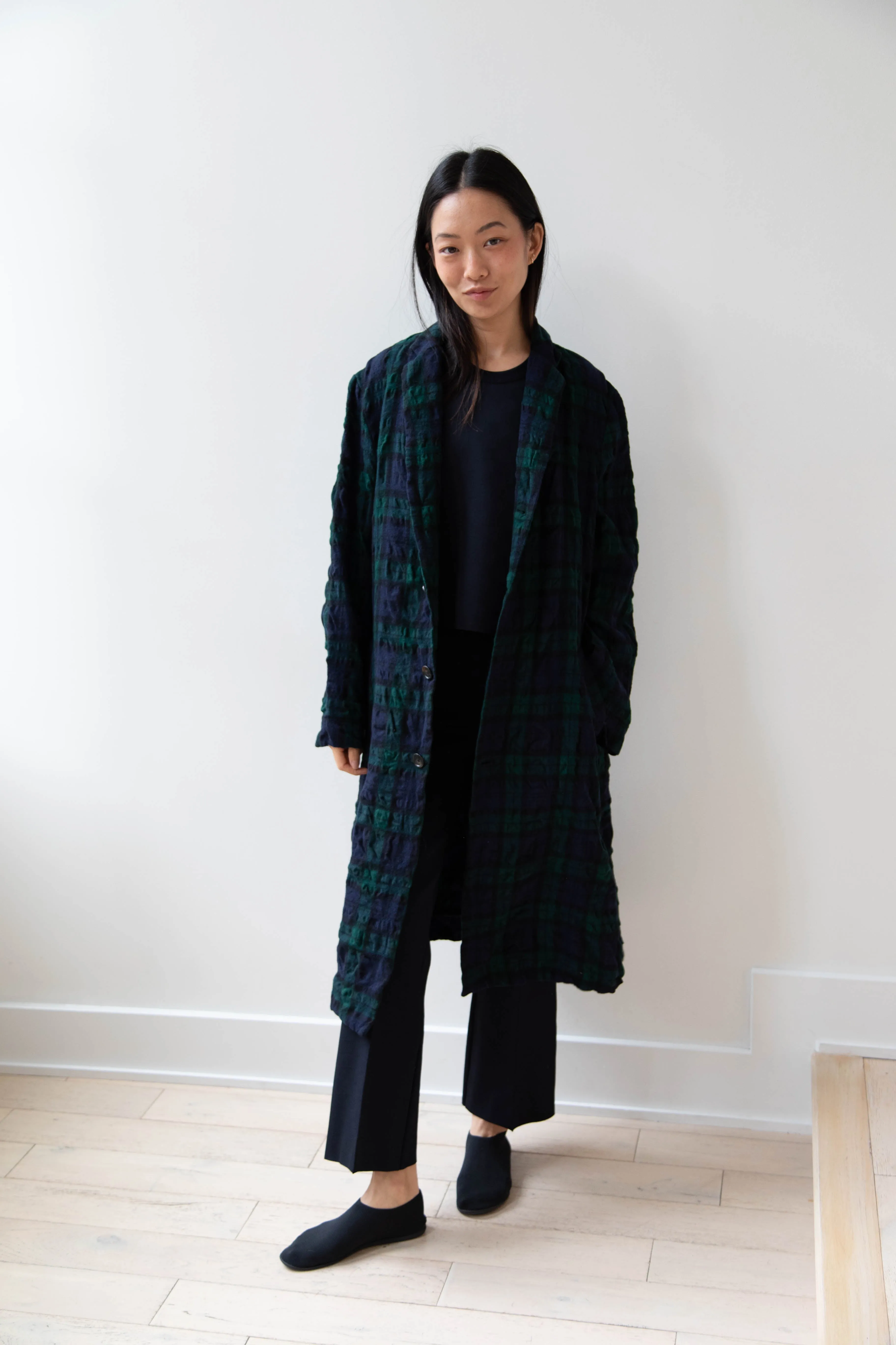 Makié | Nora Coat in Green Tartan