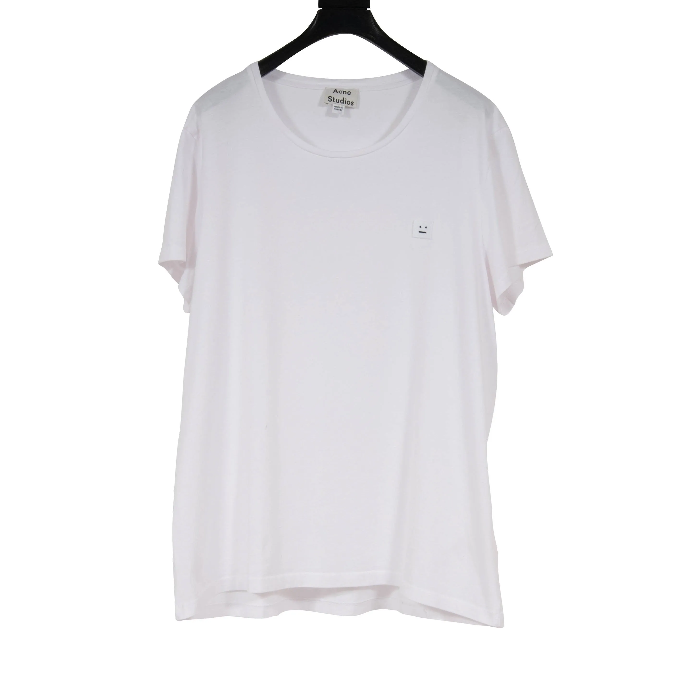 Measure Face Badge T Shirt (White)