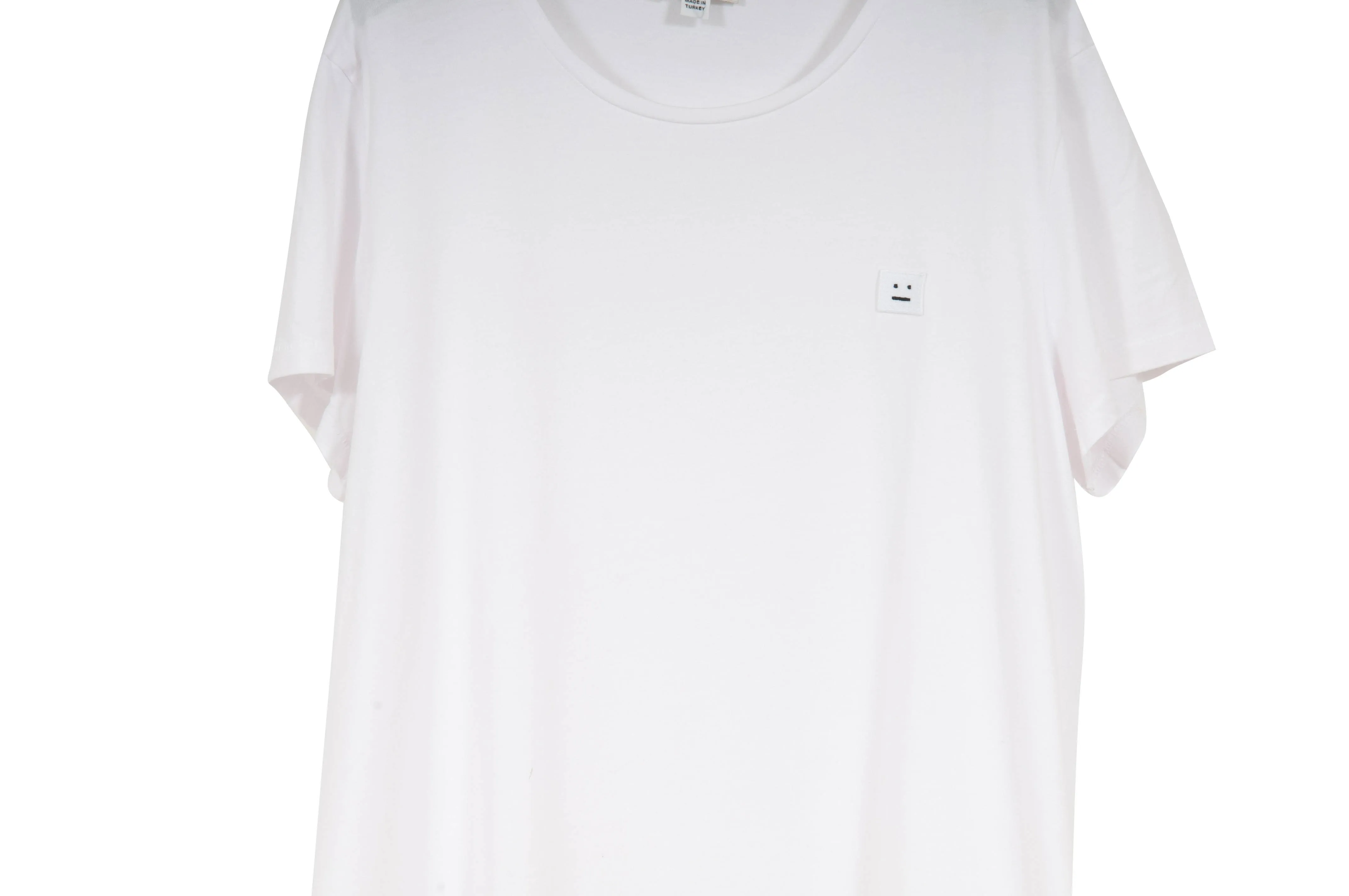 Measure Face Badge T Shirt (White)