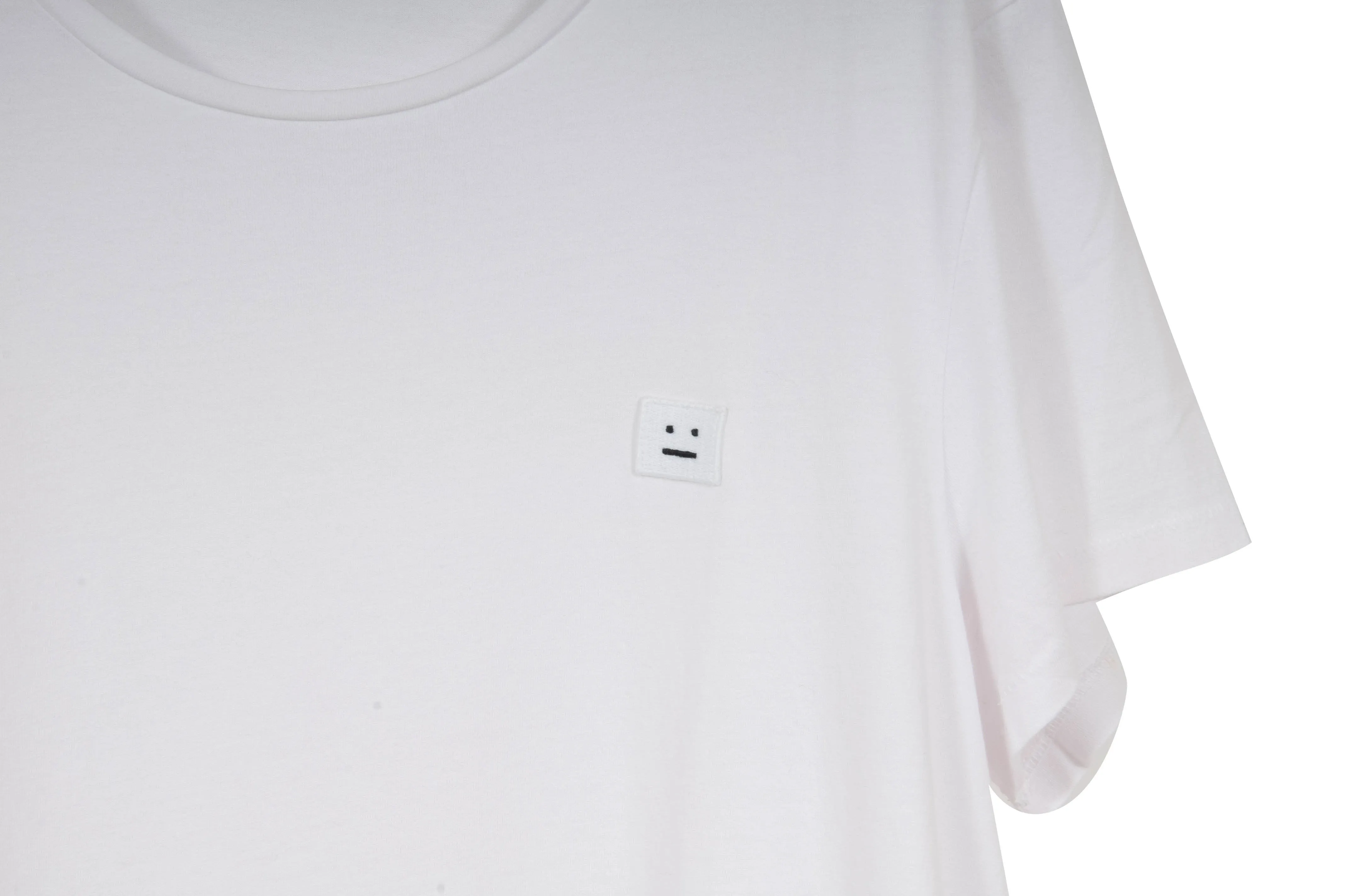 Measure Face Badge T Shirt (White)
