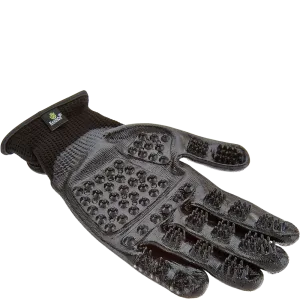 Medium Black Deshedding Gloves by HandsOn Gloves