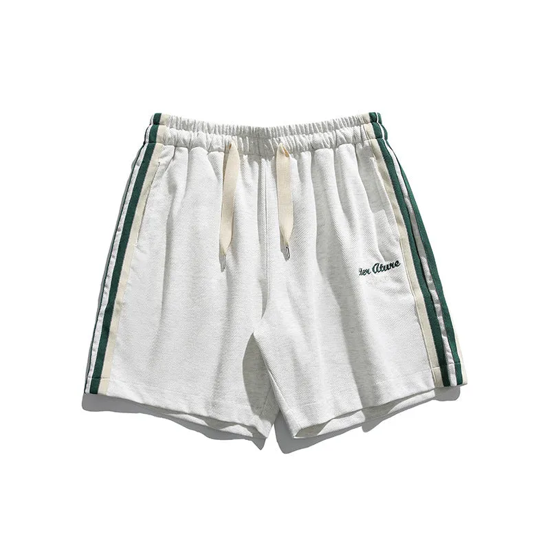 Men Shorts Summer Casual Shorts Baggy Straight Trousers Men