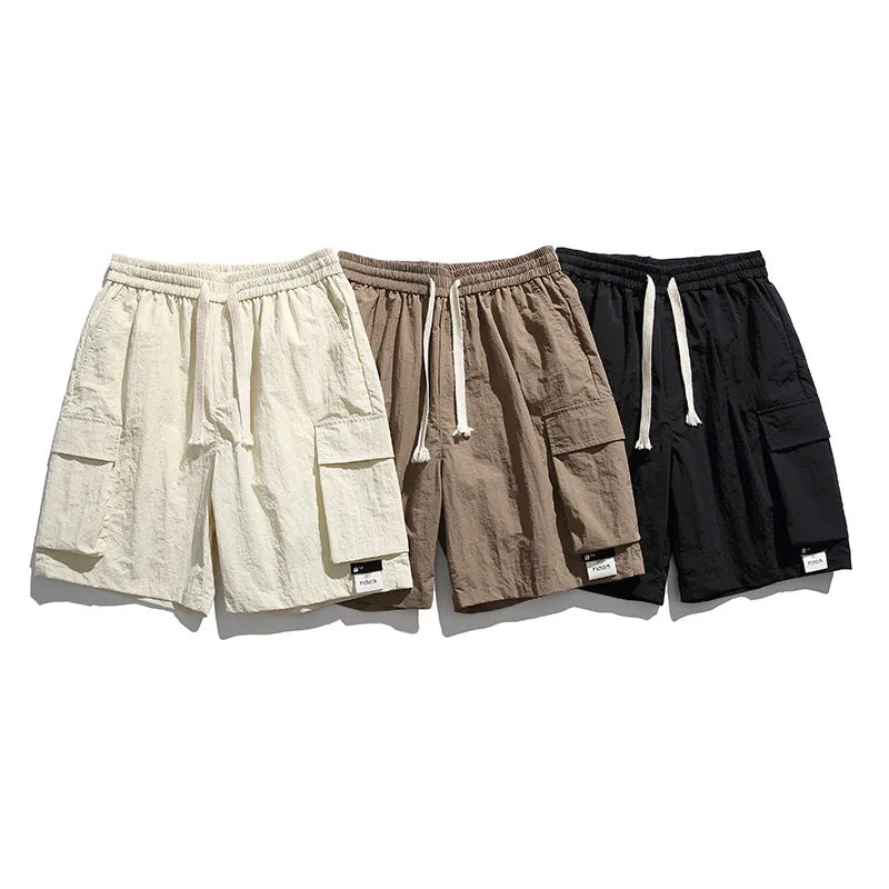 Men Shorts Summer Casual Straight-Leg Shorts