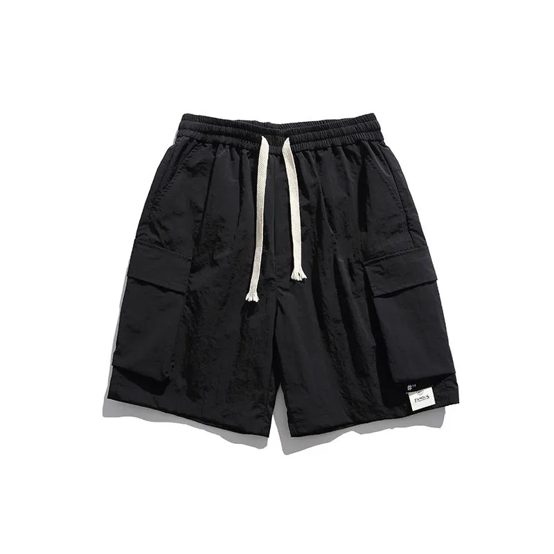 Men Shorts Summer Casual Straight-Leg Shorts