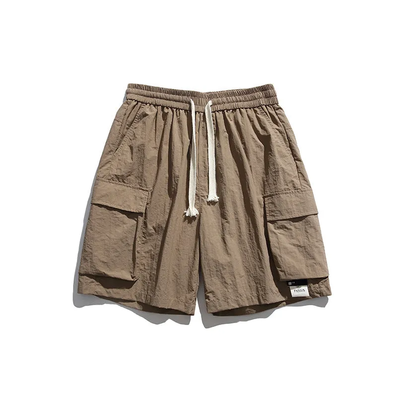 Men Shorts Summer Casual Straight-Leg Shorts