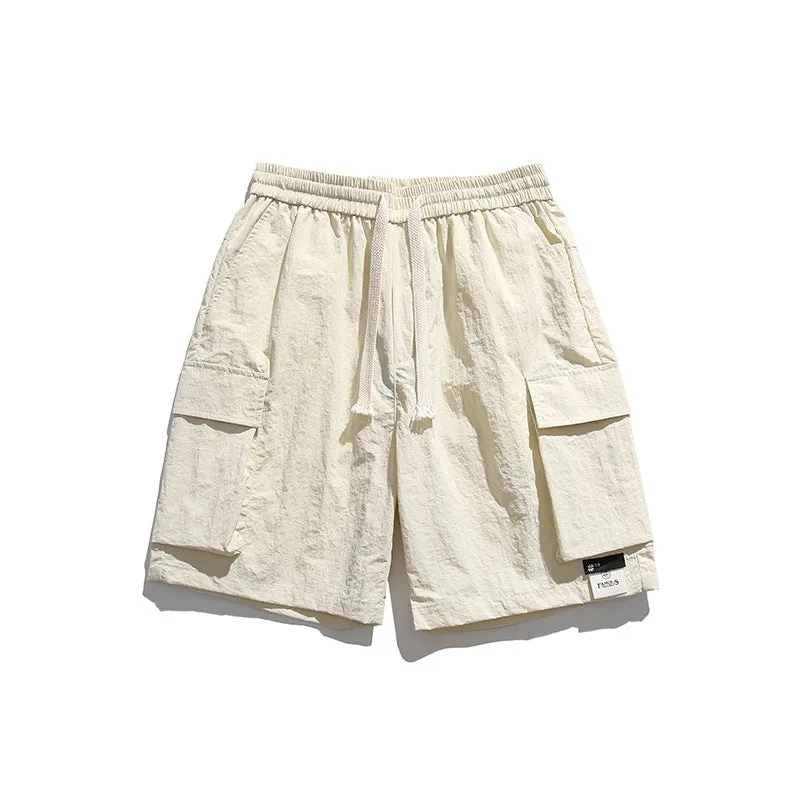 Men Shorts Summer Casual Straight-Leg Shorts