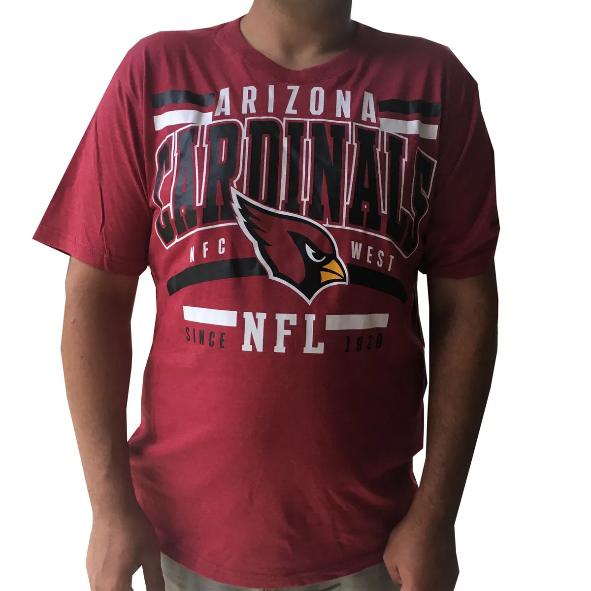 Men's Arizona Cardinals Full Zip Hoodie & FREE T-SHIRT