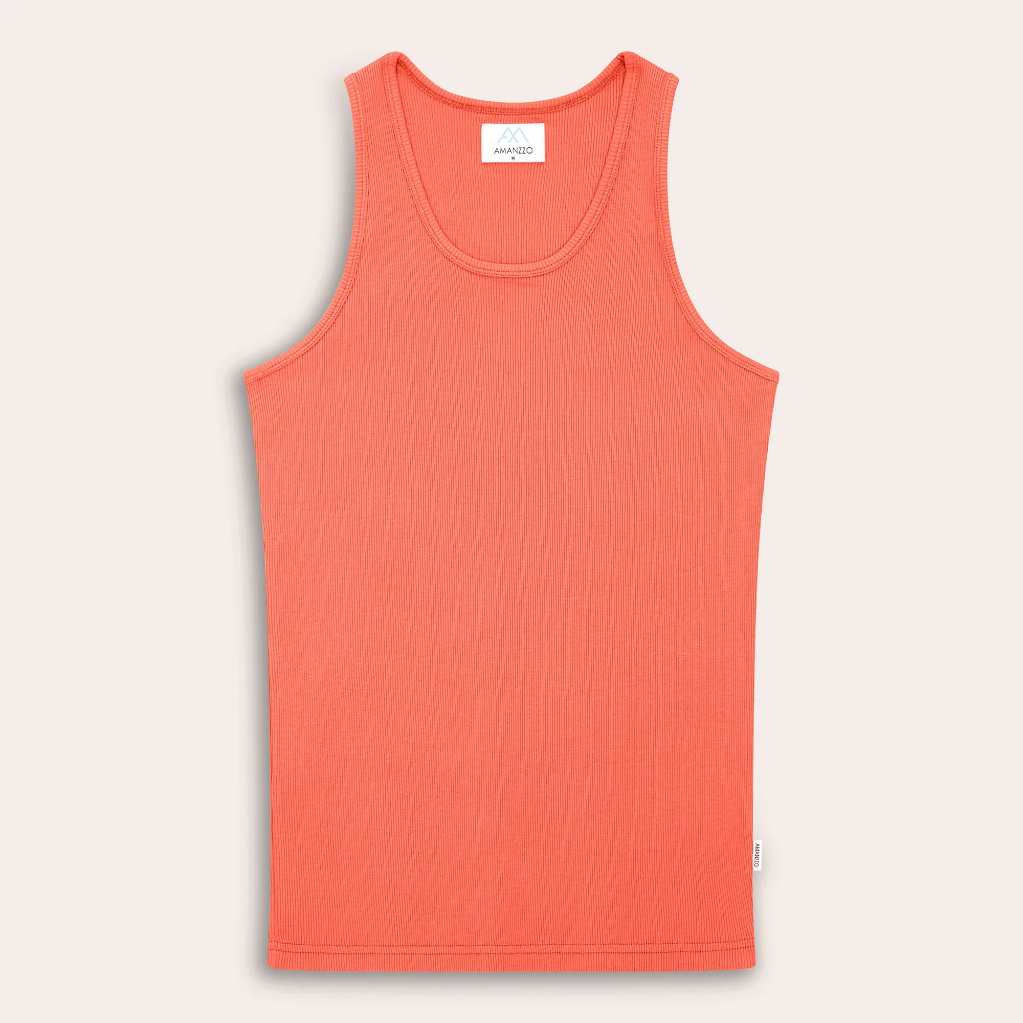 Mens Cotton Rib Vest