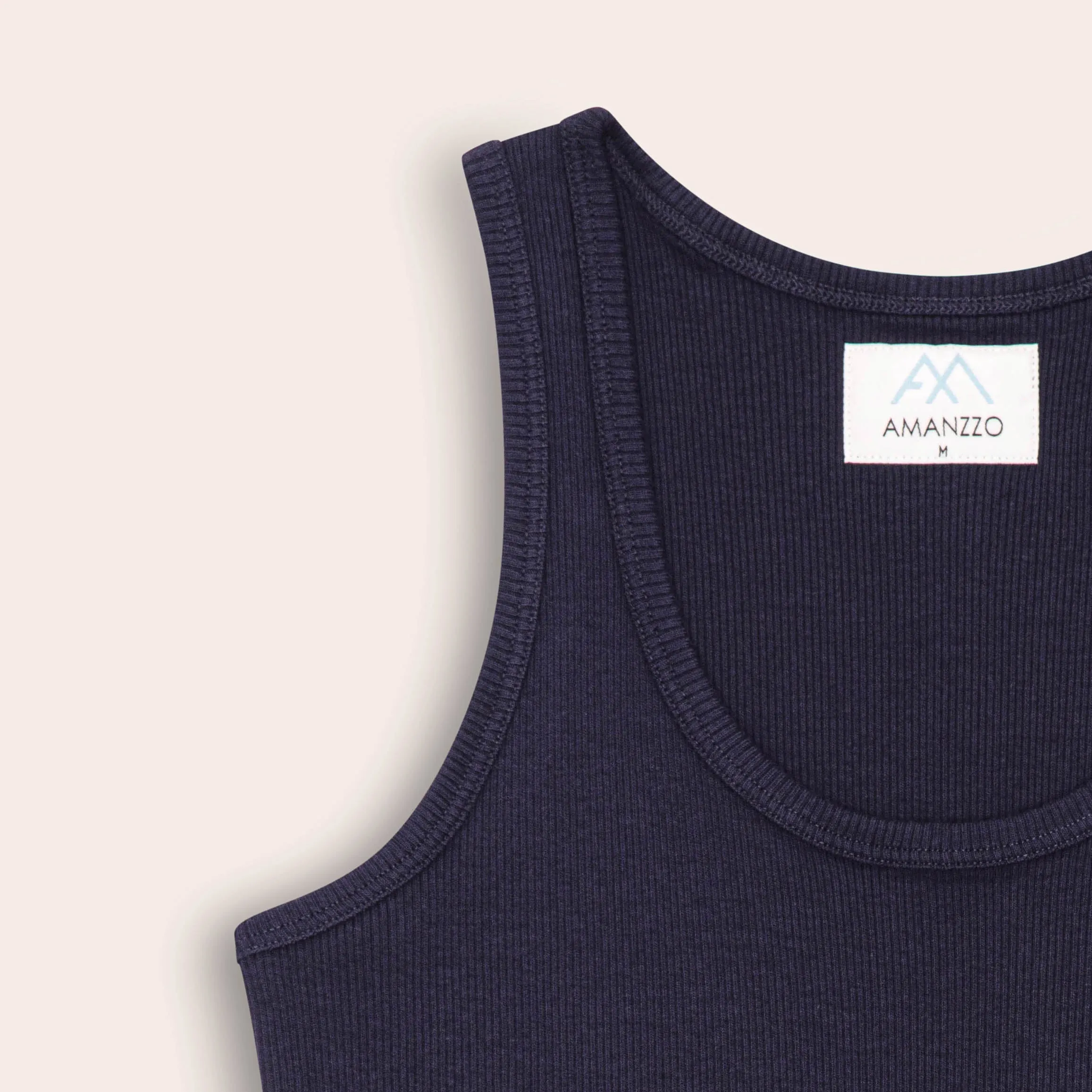 Mens Cotton Rib Vest