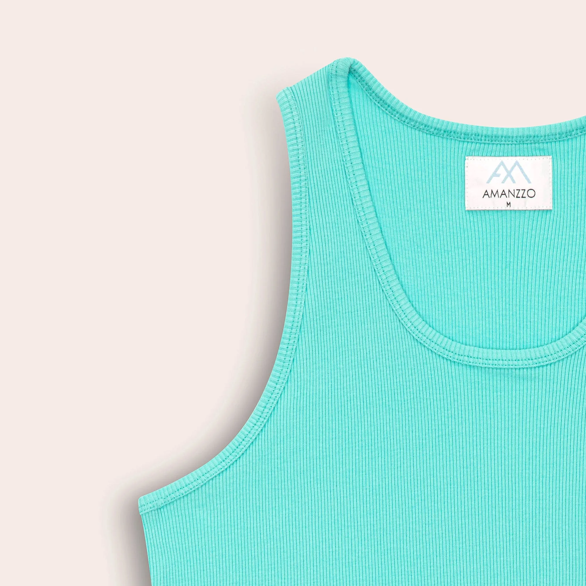 Mens Cotton Rib Vest