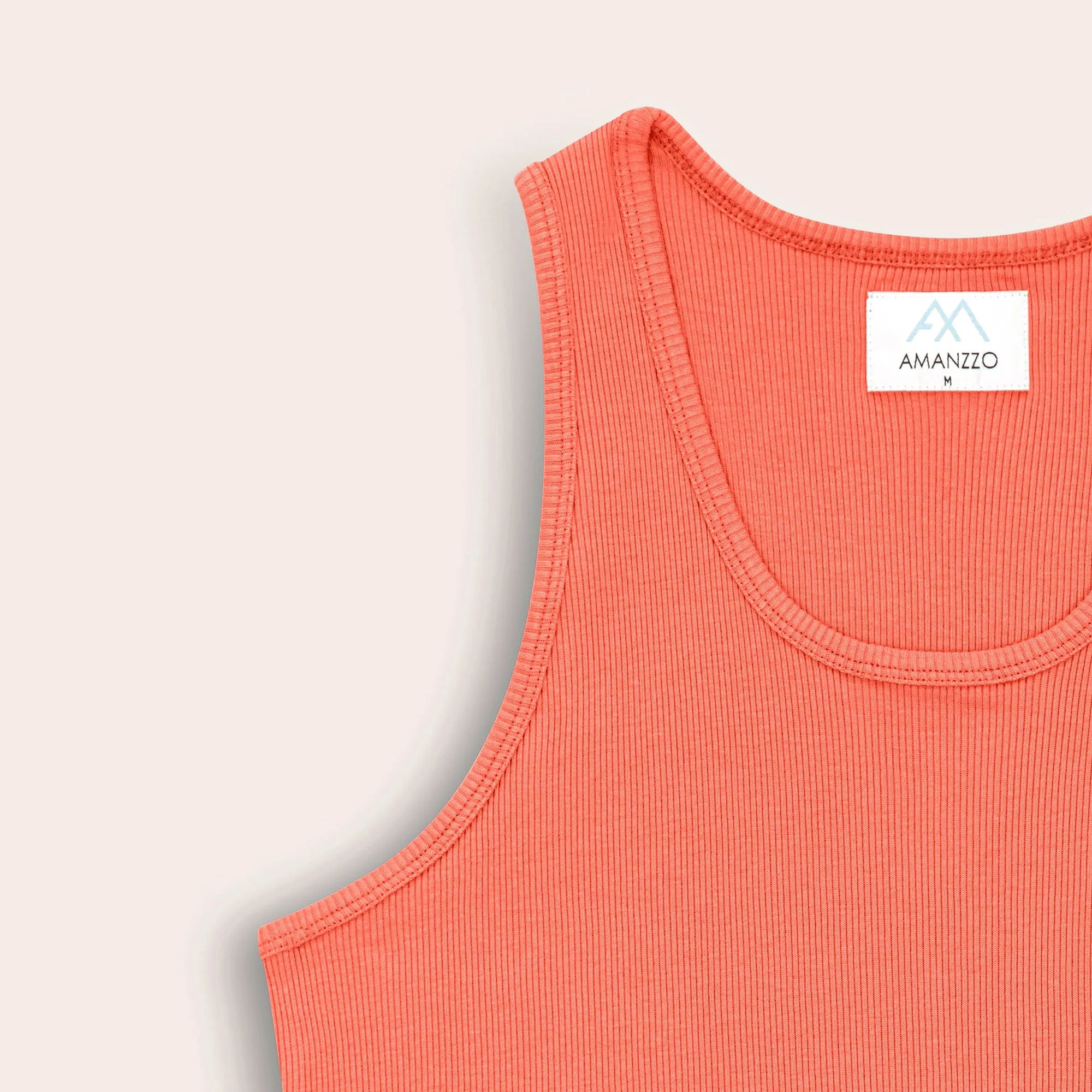 Mens Cotton Rib Vest