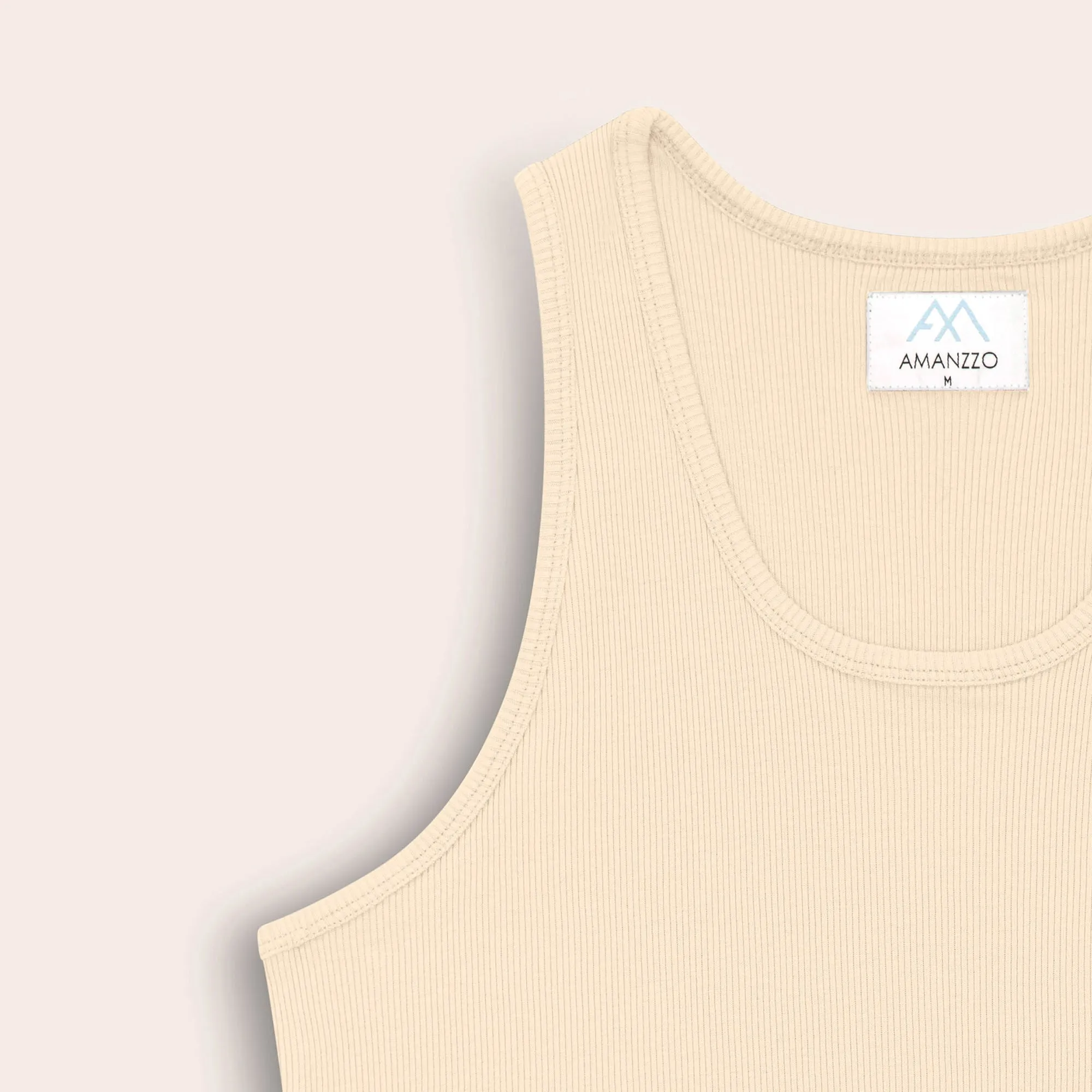 Mens Cotton Rib Vest