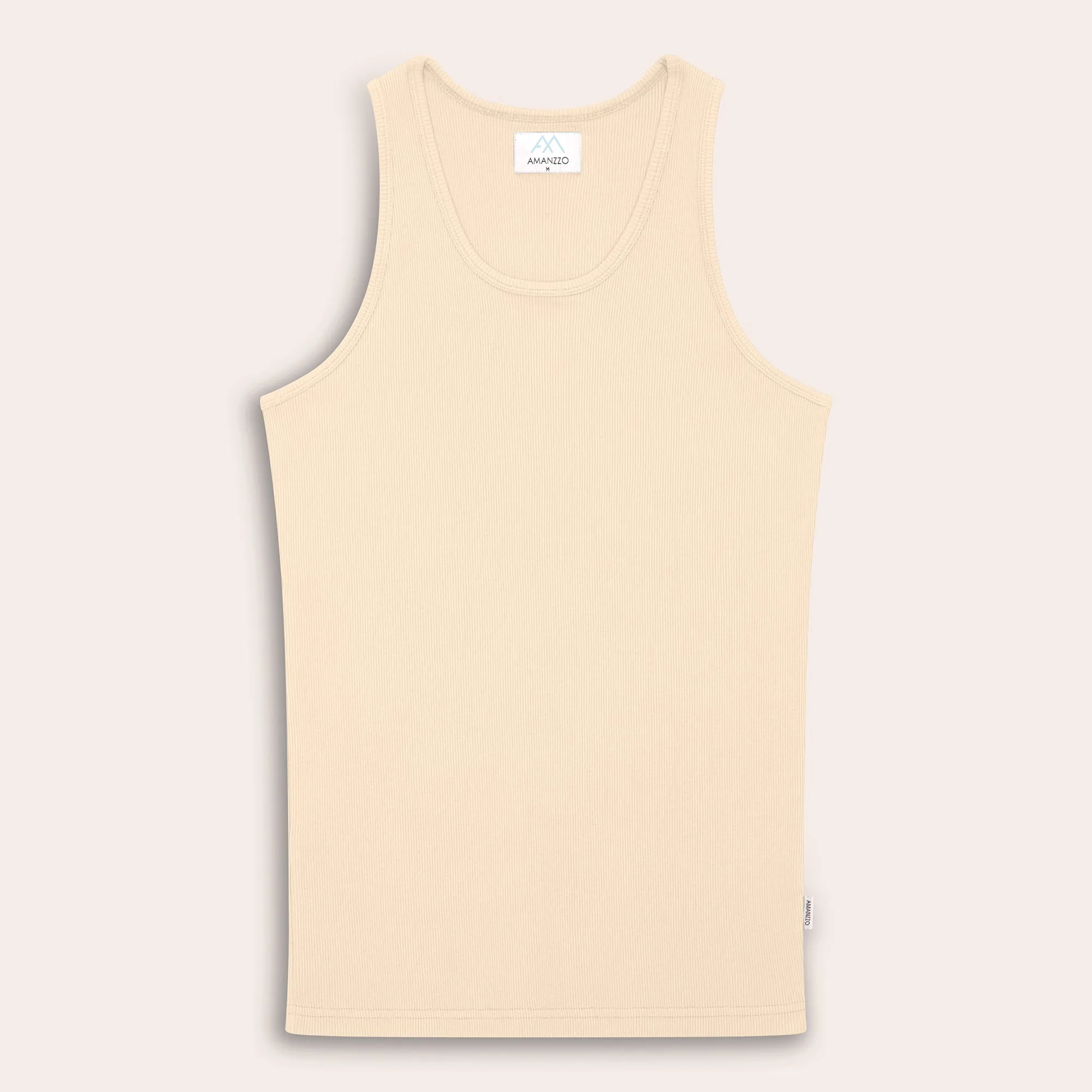 Mens Cotton Rib Vest