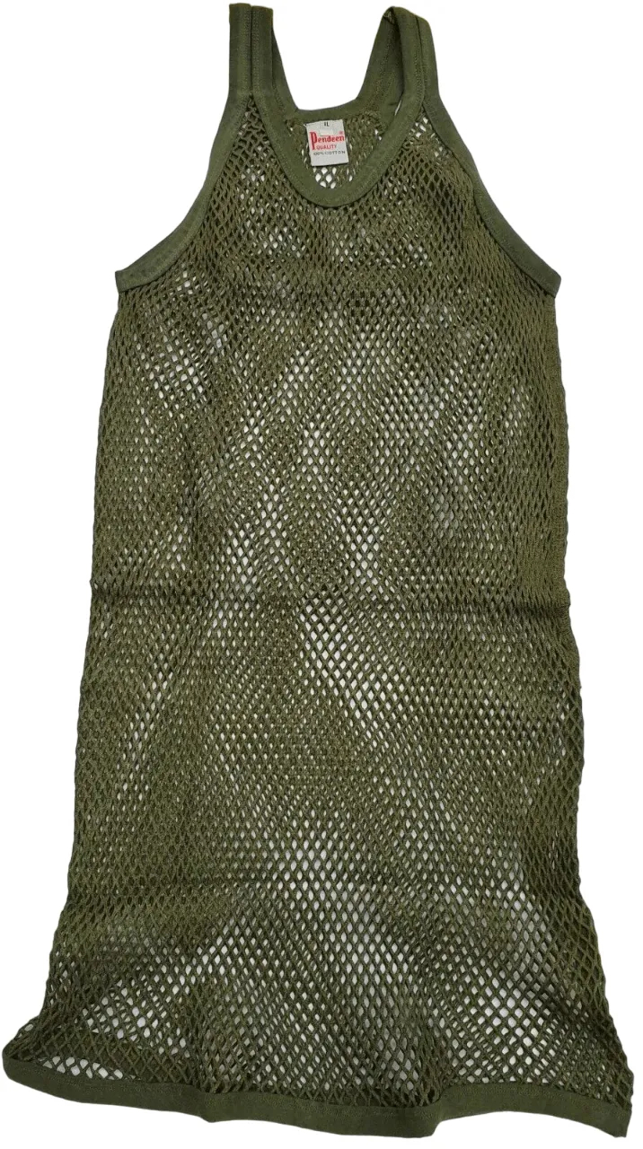 Mens Original Pendeen Vest Men Rasta Mesh Fishnet String Top Cotton Summer Gym Wear
