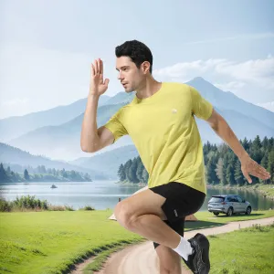 Men's Short-Sleeved Breathable Running T-shirts