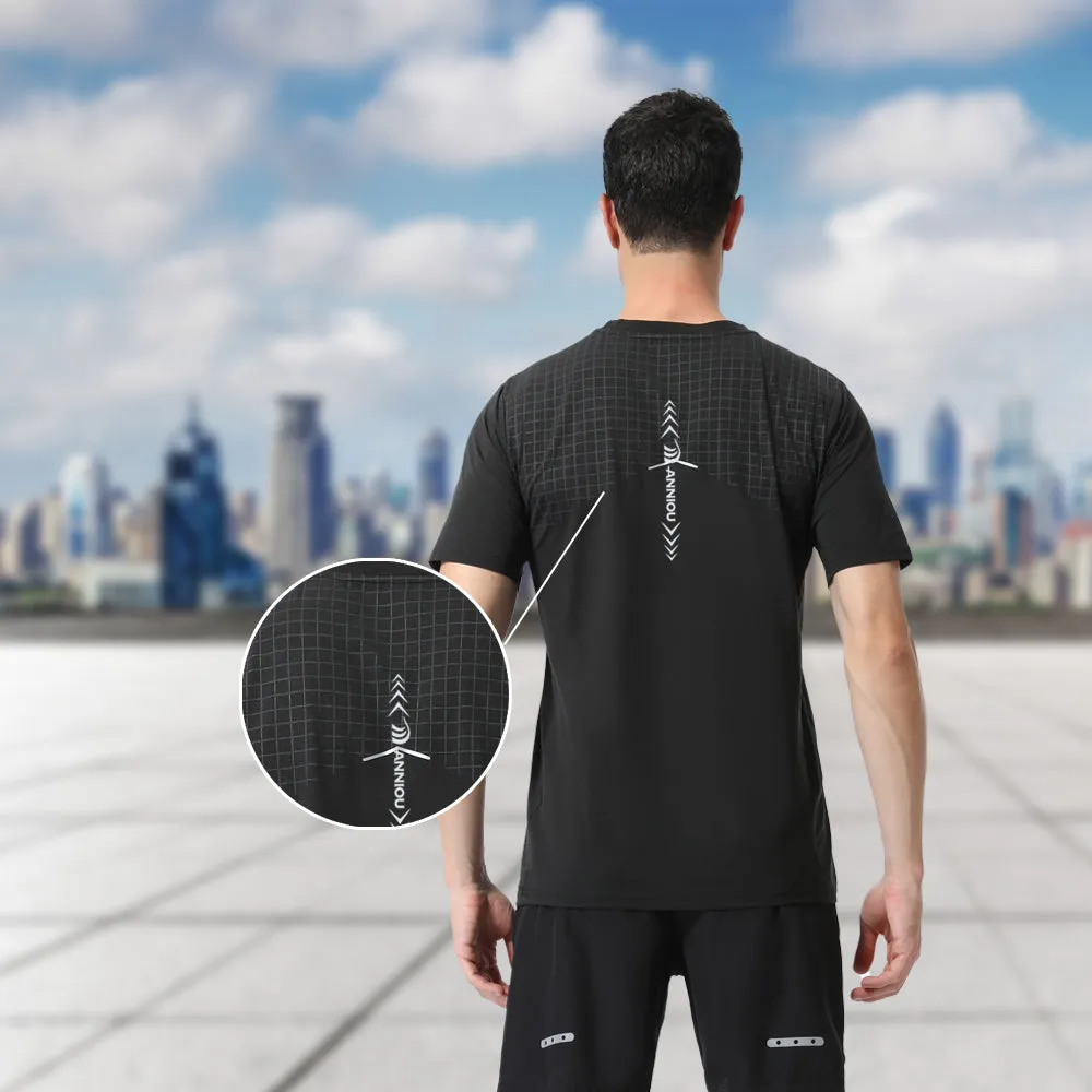 Men's Short-Sleeved Breathable Running T-shirts