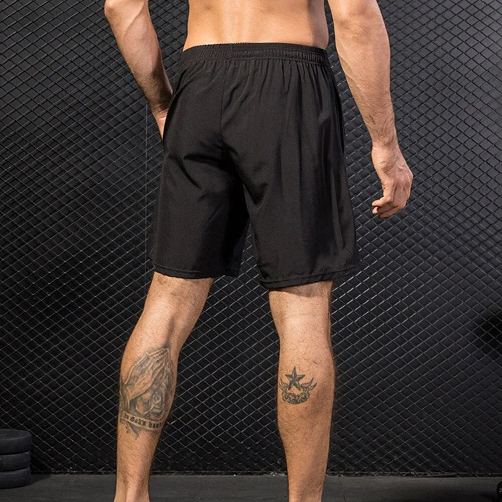 Men's Solid Casual Fitness Shorts