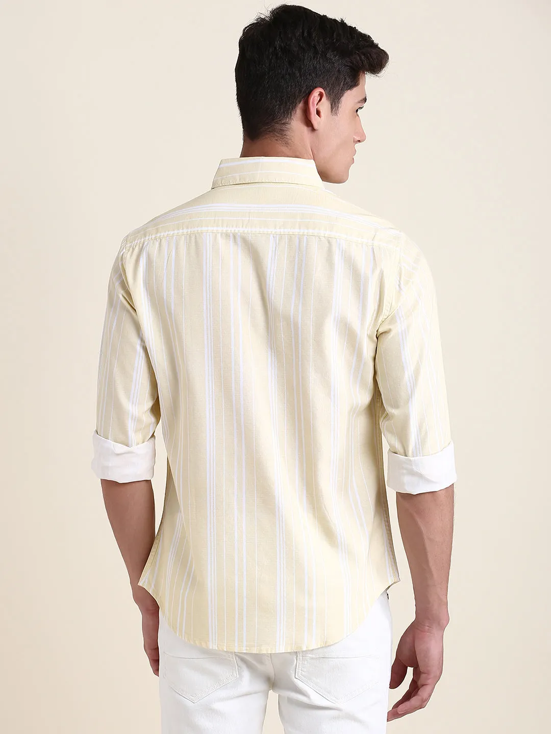 Men's Yellow Stripe Shirts