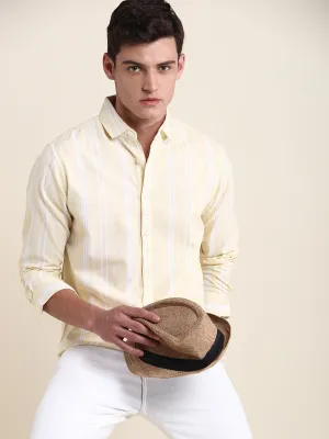 Men's Yellow Stripe Shirts
