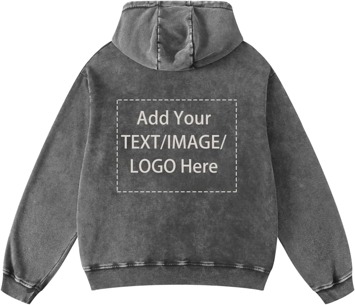 MGL&QQJ Custom Mens Hoodie Vintage Casual Streetwear Overasized Hoodies Unisex Pullover Acid Wash Hooded Sweatshirt D0211