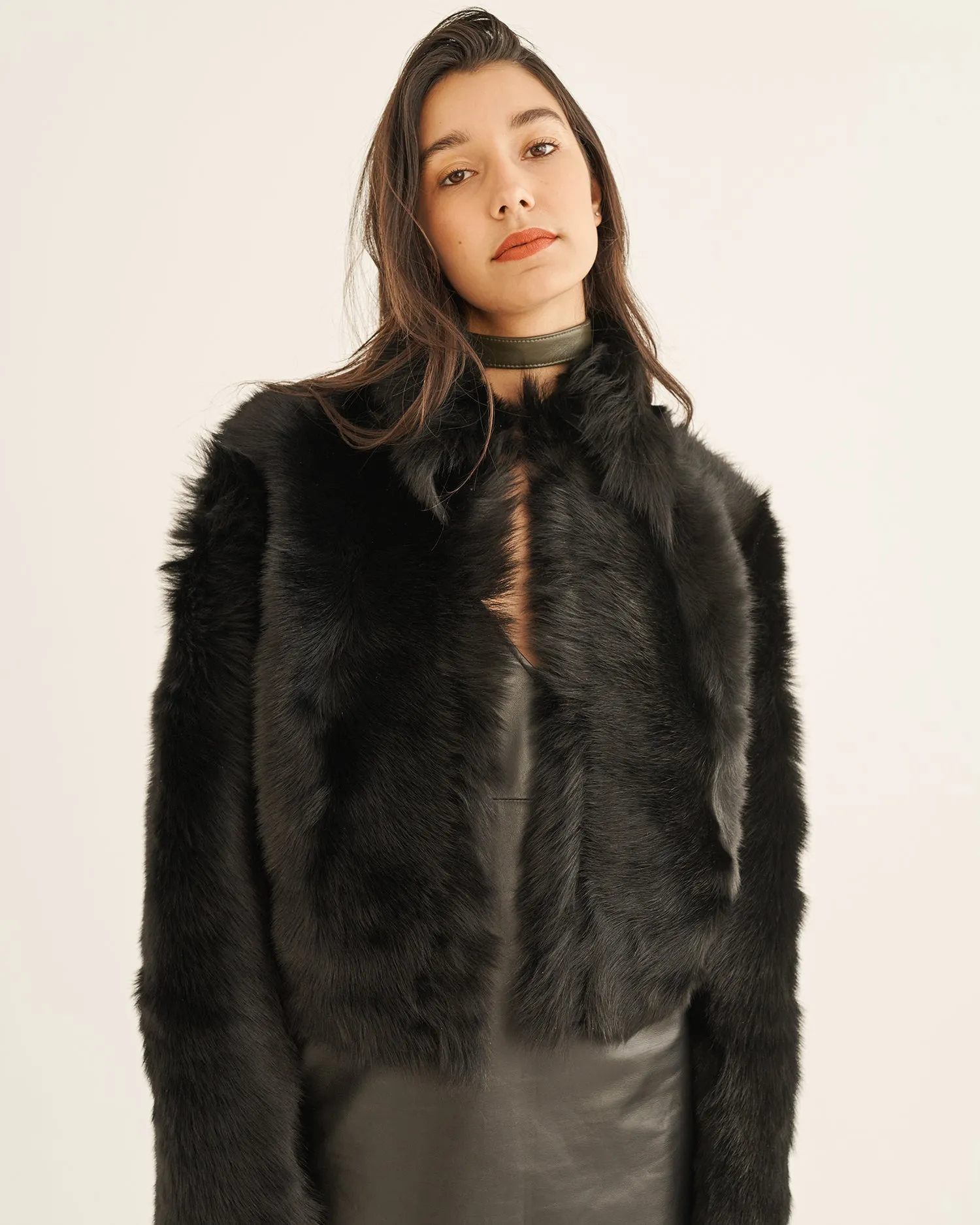 MONSTER JACKET in Black (reversible)