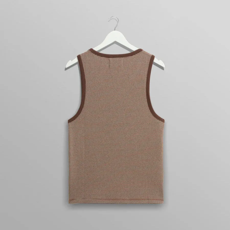 Montague Vest Mini Stripe Rib