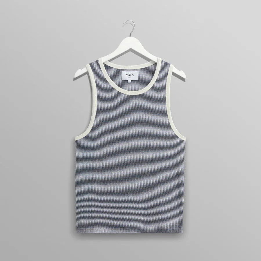 Montague Vest Mini Stripe Rib