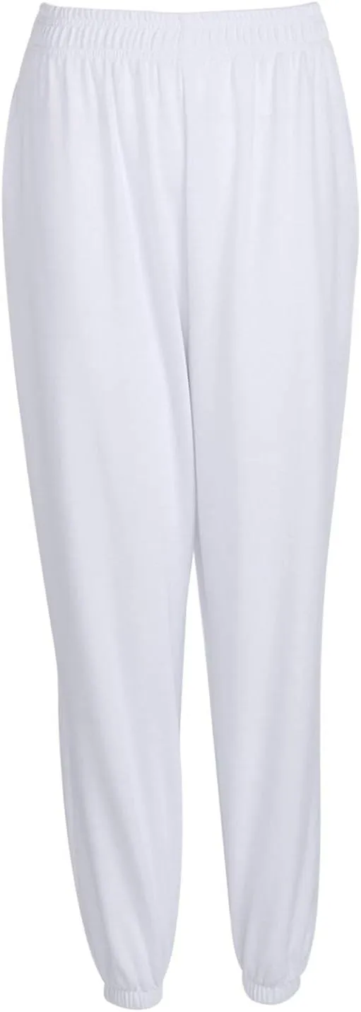 N /C Women's Closed Bottom Sweatpants with Pockets High Waist Workout Jogger Pants Casual Sports Trousers