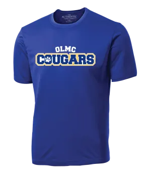 OLMC Cougars Youth Dri-Fit T-Shirt with Printed Logo