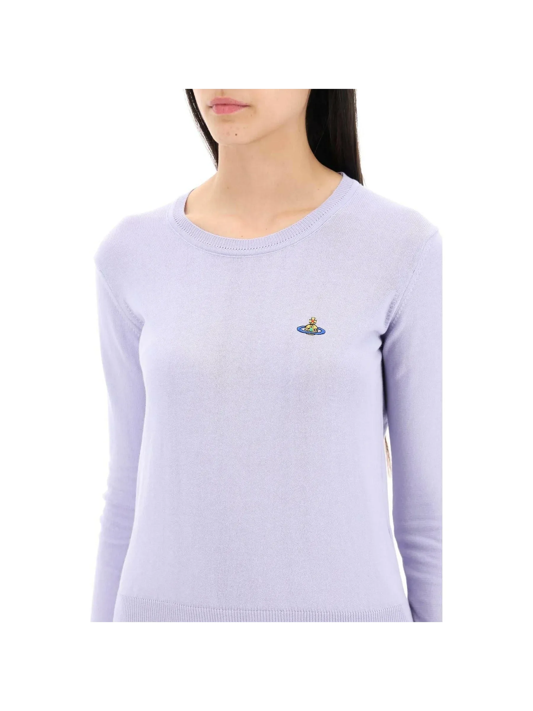 Orb Logo Embroidered Organic Cotton Sweater