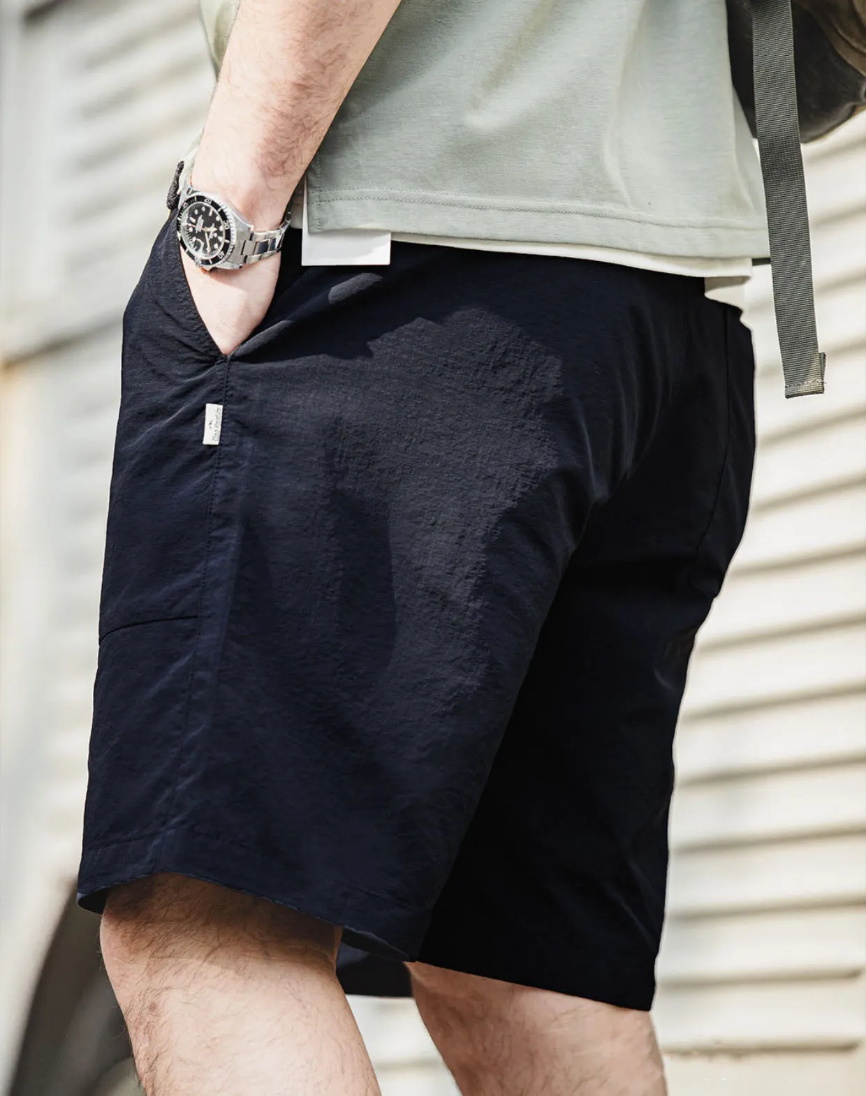 Outdoor Casual Loose Straight Drawstring Men's Shorts