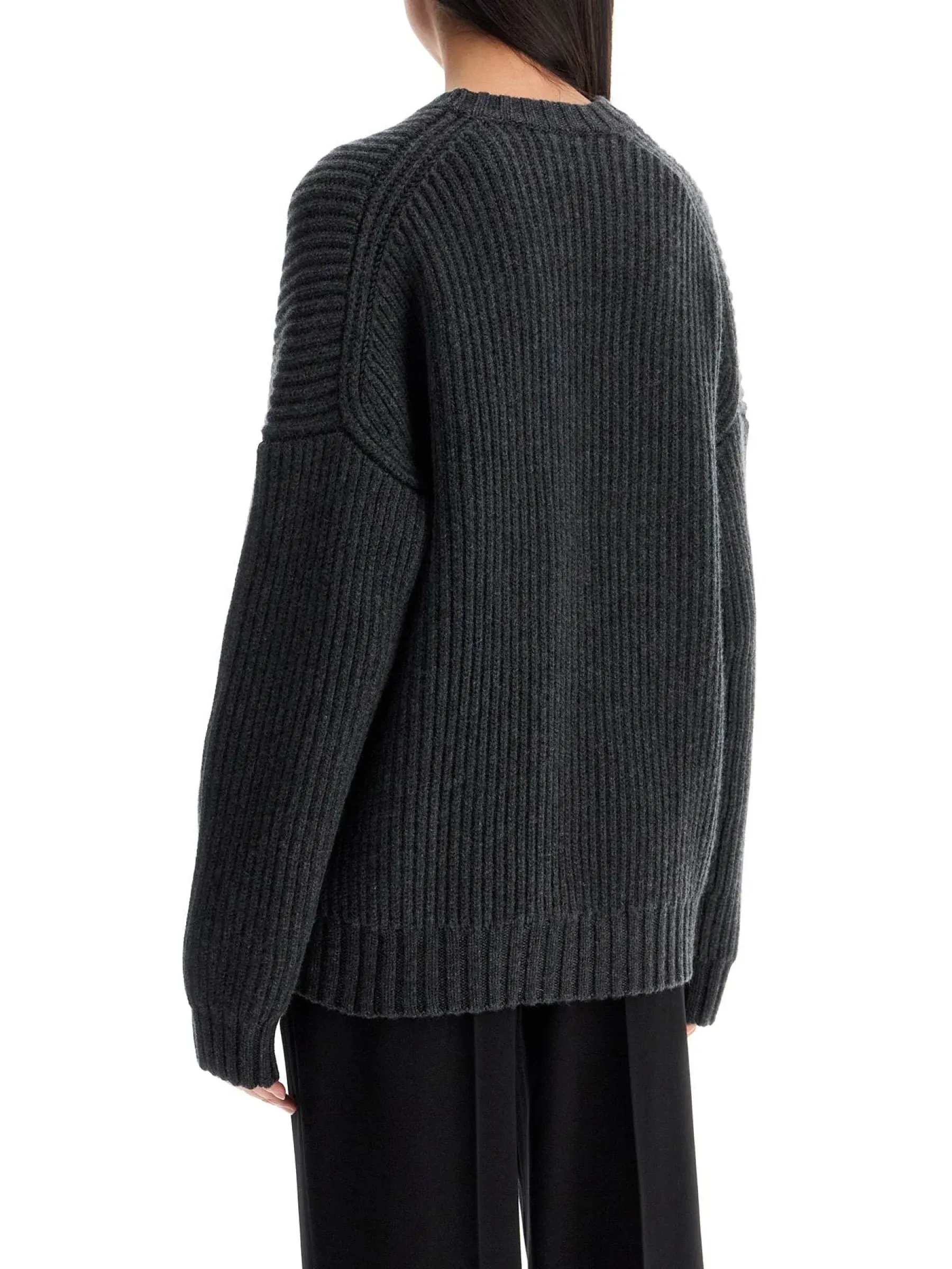 Oversized Cashmere Crewneck Sweater