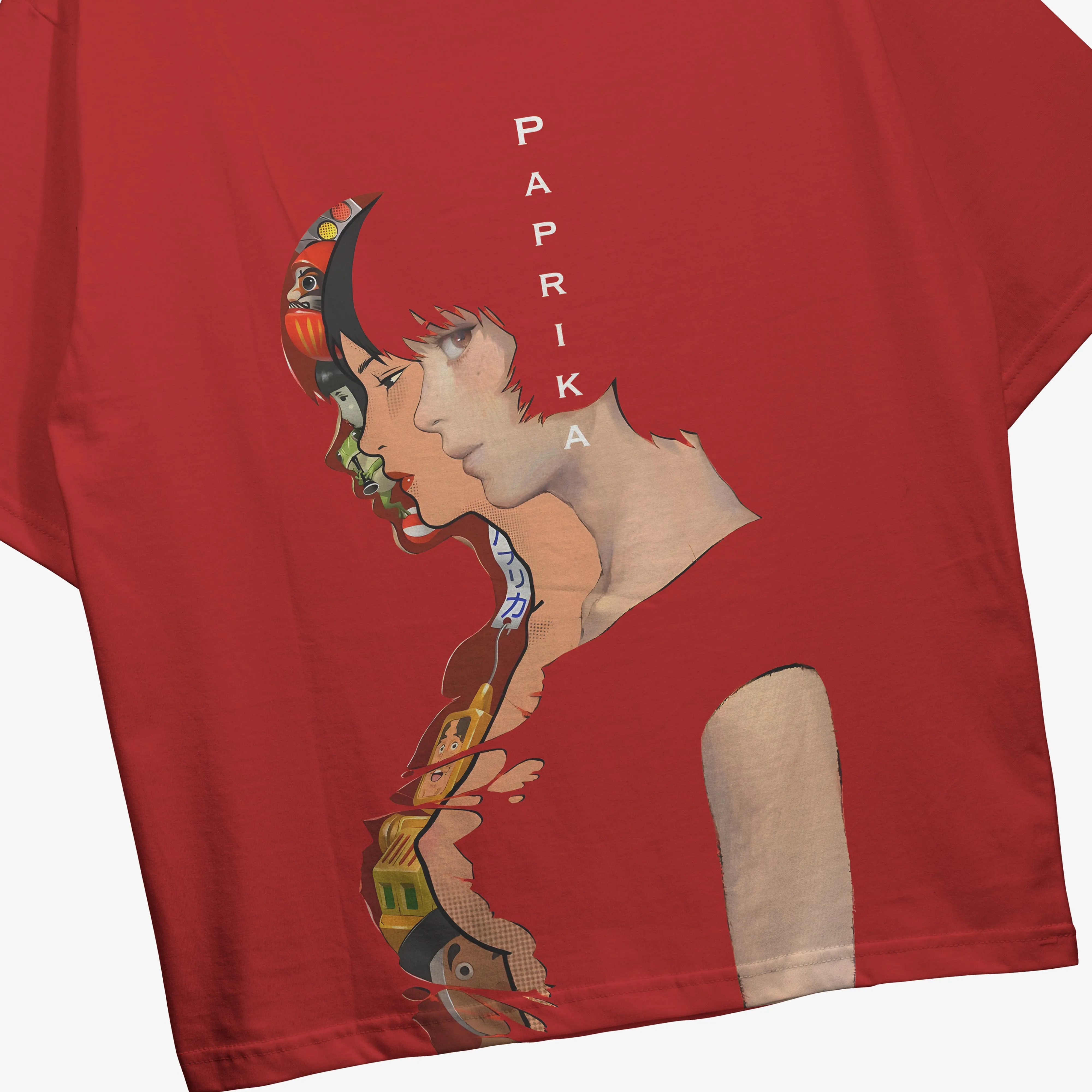 Paprika Oversized Anime Red Tshirt