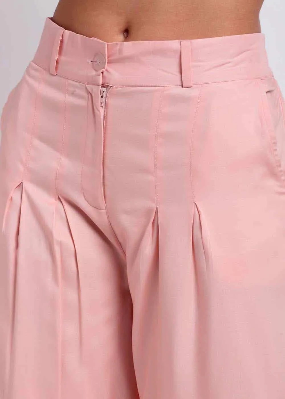 Peach Palazzo Pants
