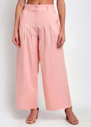 Peach Palazzo Pants