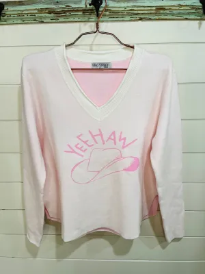 Pink Yeehaw Sweater