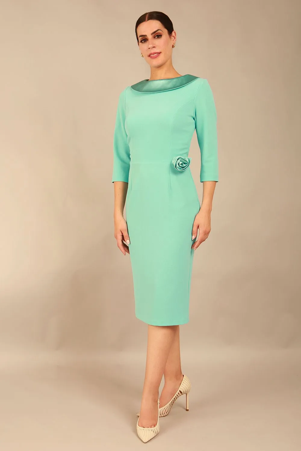 (PRE-ORDER) Heathcote Floral Detail Pencil Dress
