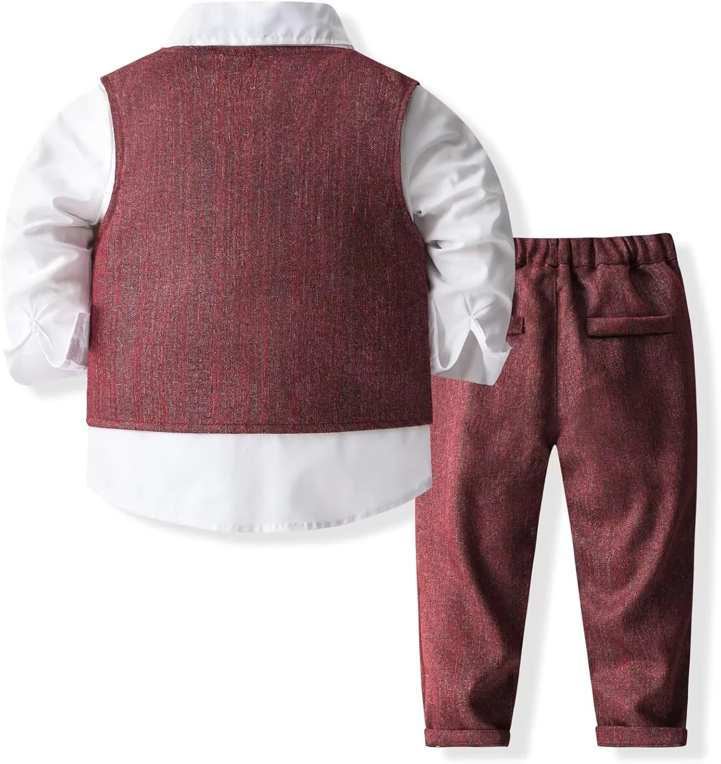 PureMilk Baby Toddler Boy Formal Gentleman Tuxedo Outfits Sets 1-5 Years