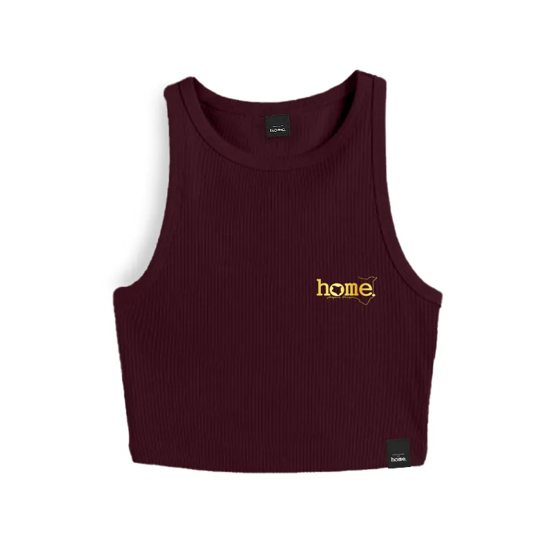 Racer Vest Top- Maroon