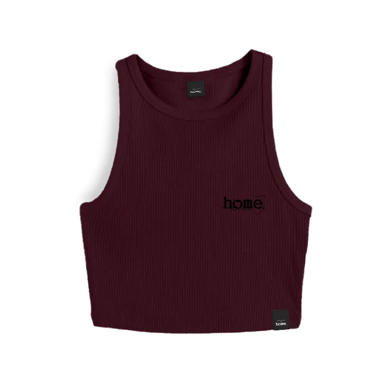 Racer Vest Top- Maroon