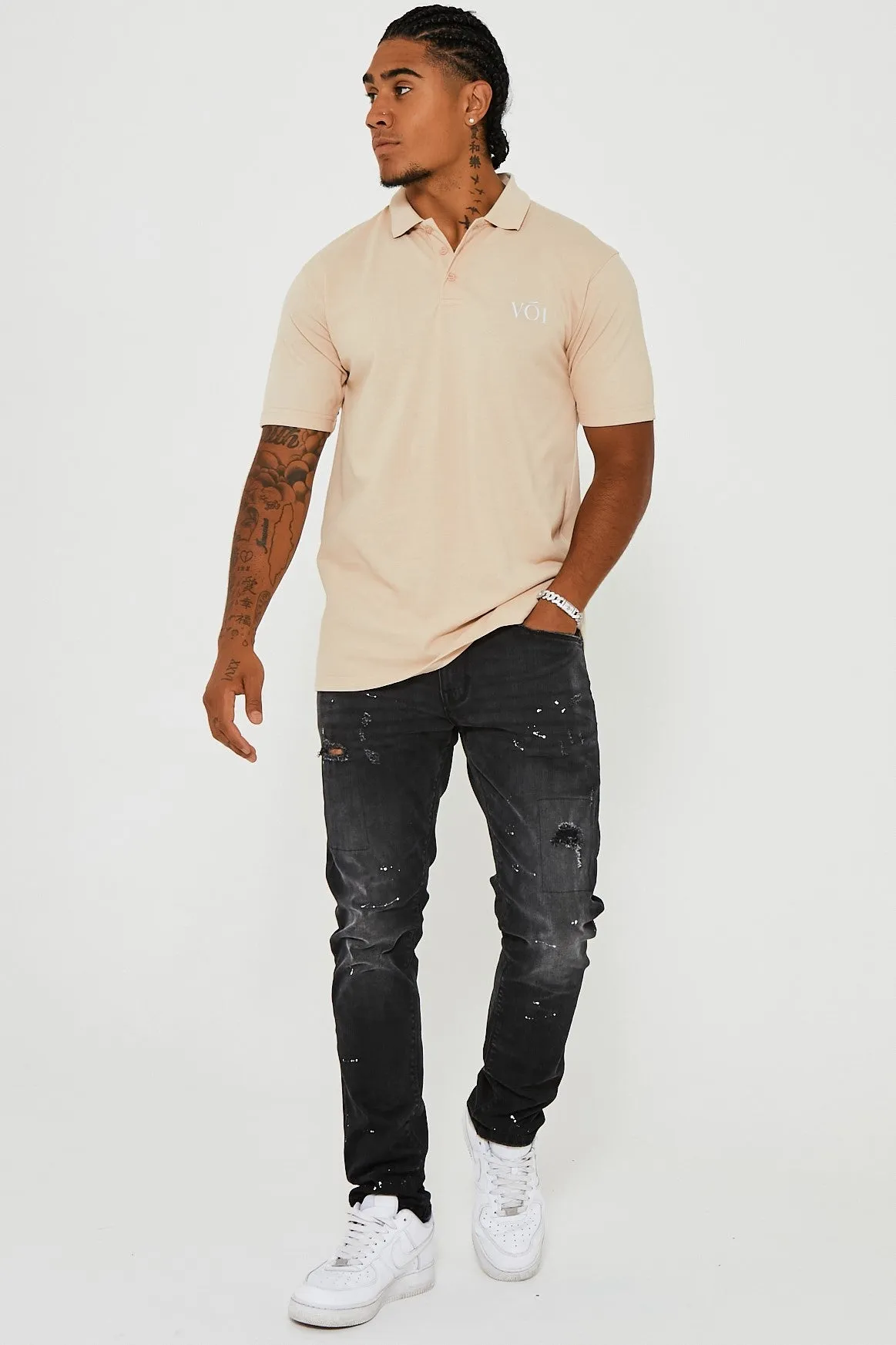 Rex Polo Shirt - Stone