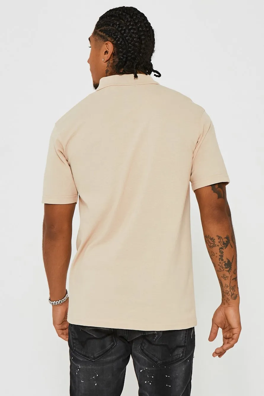 Rex Polo Shirt - Stone