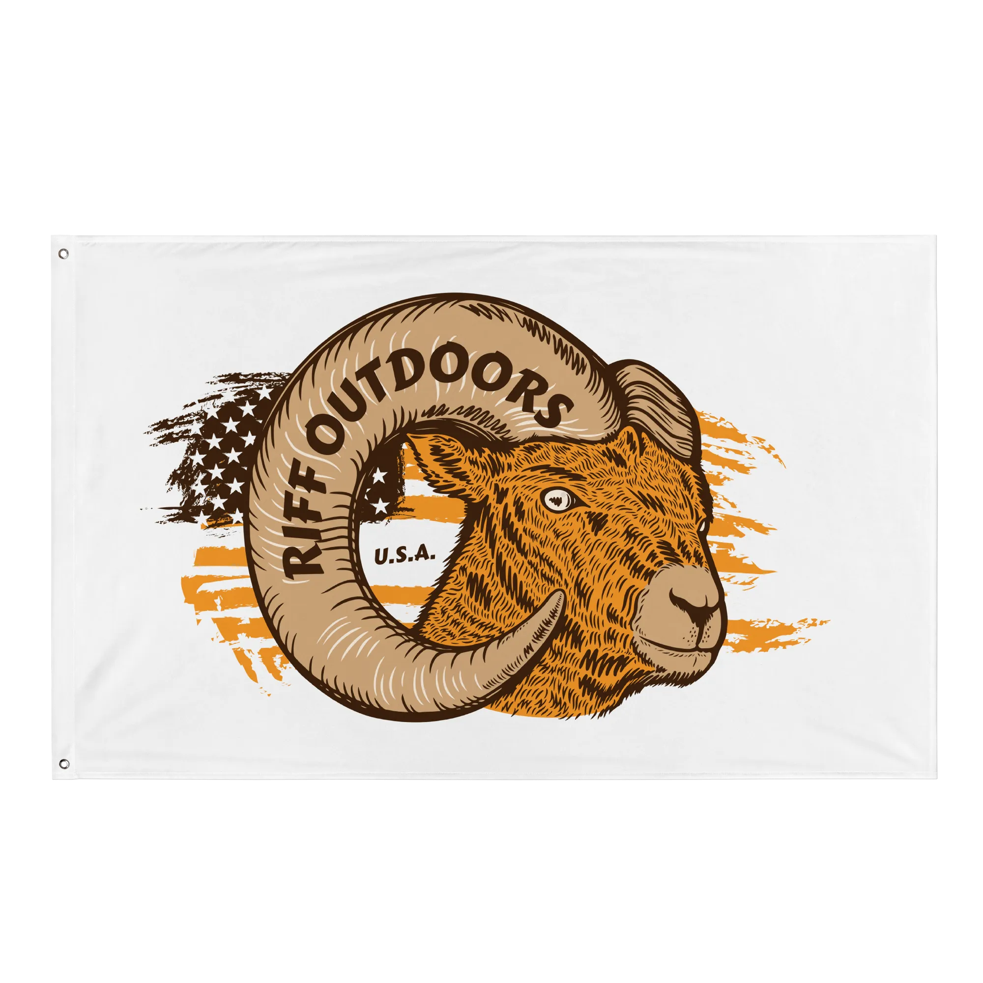 RIFF Outdoors USA Bighorn Sheep Flag