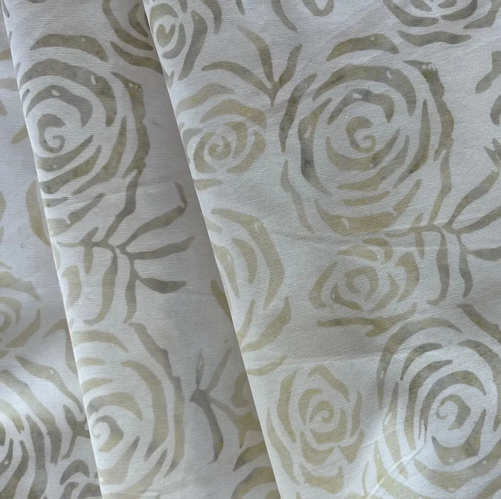 Rose Swirl Cotton Batik (Made in Indonesia)