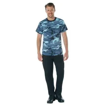Rothco Camo T-Shirt / Sky Blue Camo
