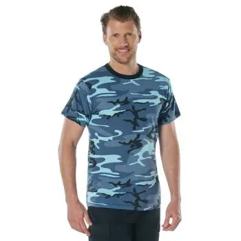 Rothco Camo T-Shirt / Sky Blue Camo