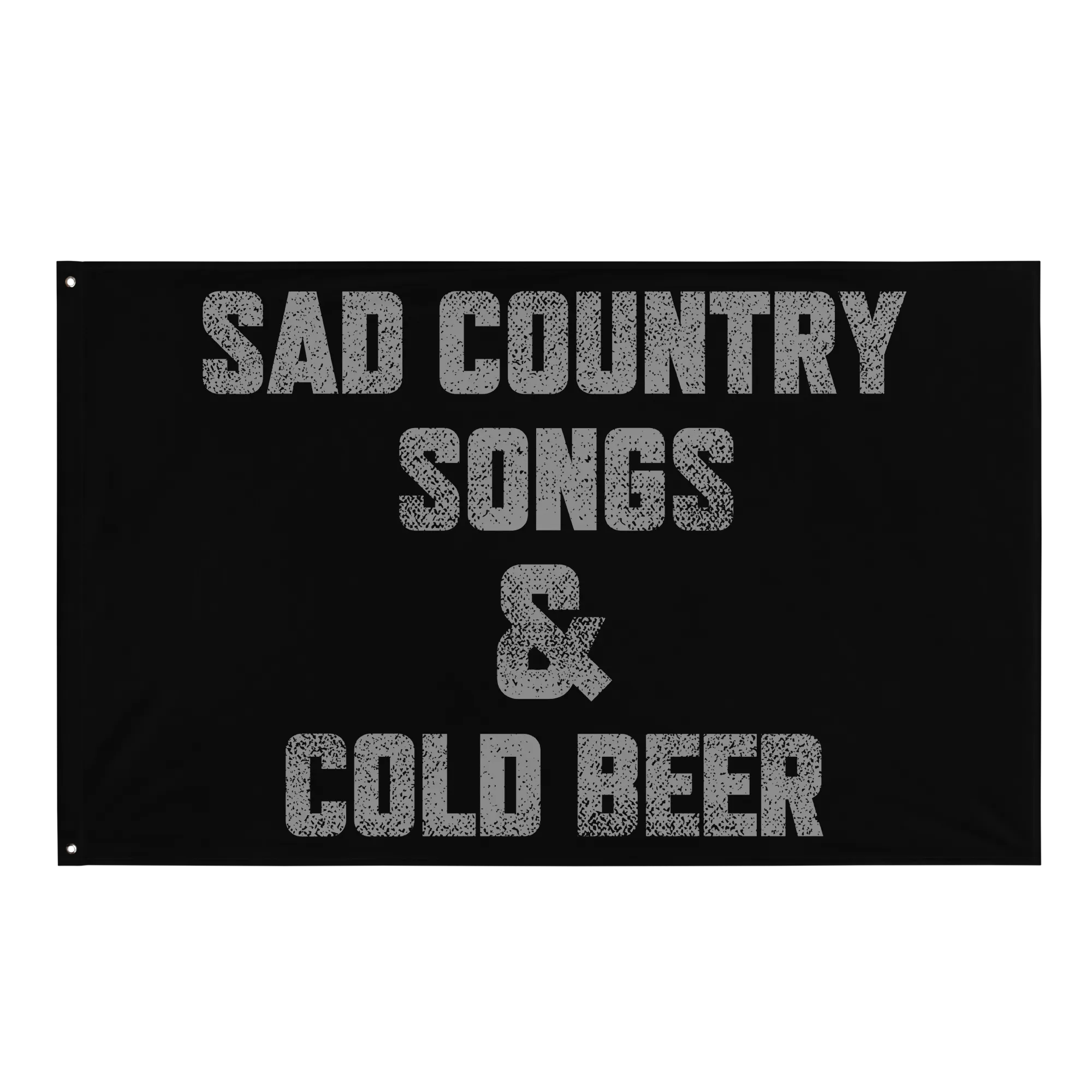 Sad Country Songs & Cold Beer Flag