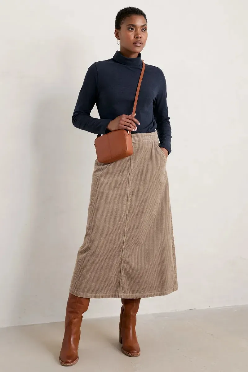 Seasalt Landing Roll Neck Top - Maritime